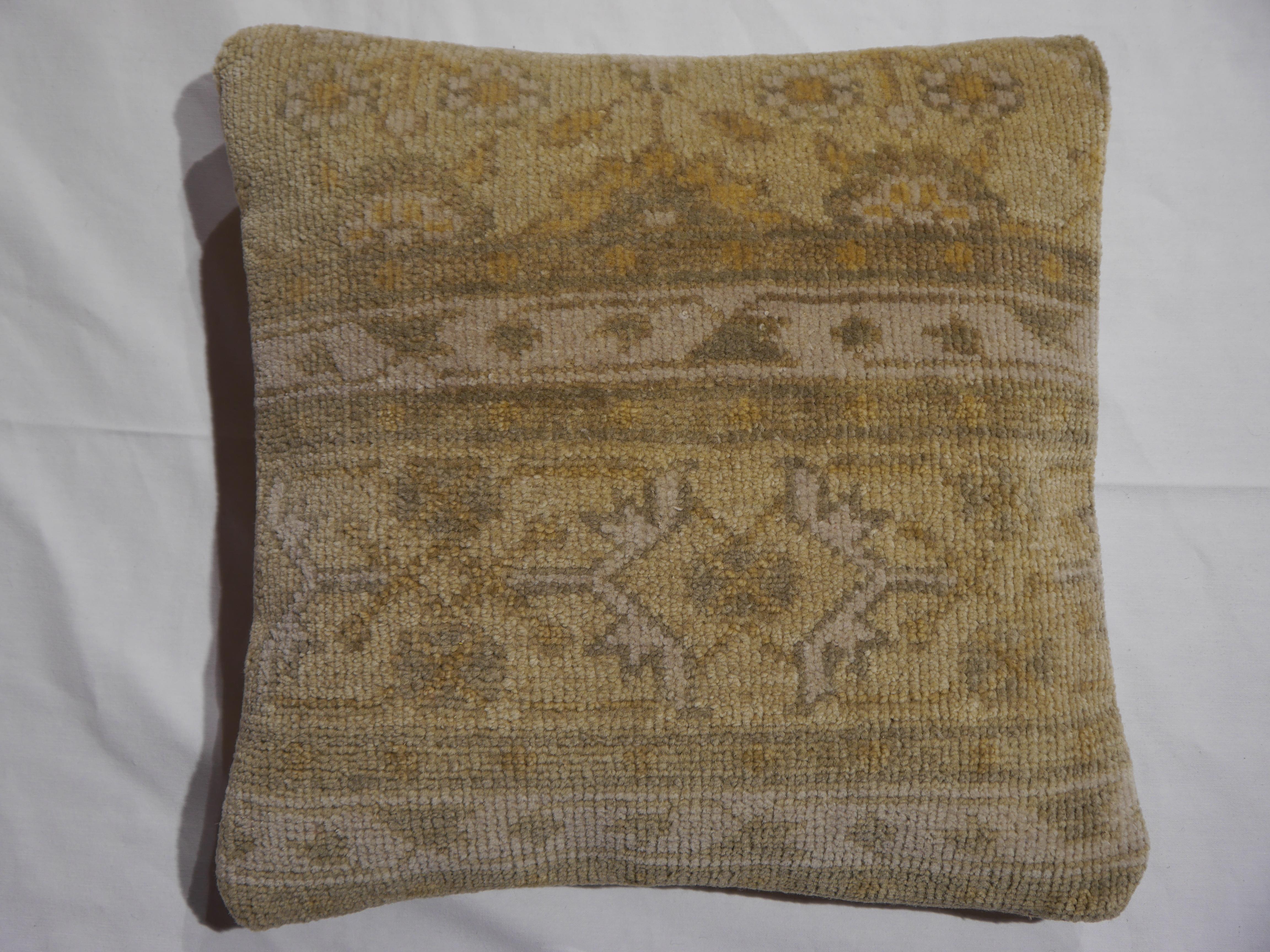 Khotan Samarkanda Alfombra decorativa anudada a mano Funda de cojín Siglo XXI y contemporáneo en venta