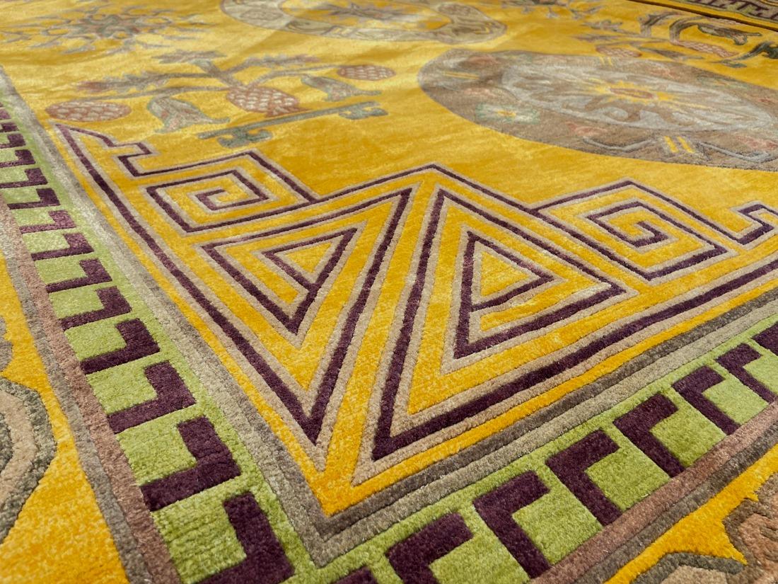 Khotan Samarkand Superior Luxury Rug in Silk by Djoharian Design For Sale 4