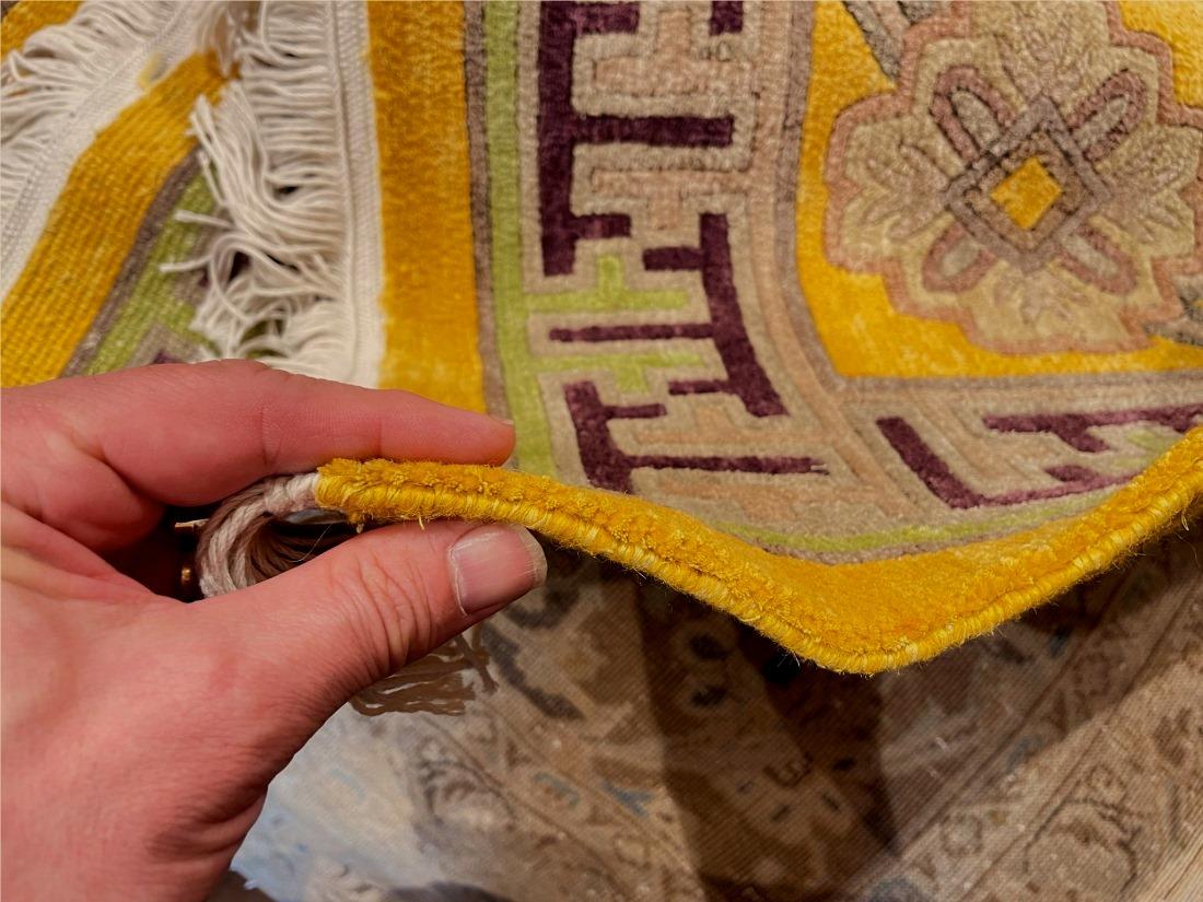 Khotan Samarkand Superior Luxury Rug in Silk by Djoharian Design For Sale 6