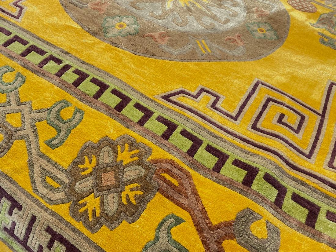 Khotan Samarkand Superior Luxury Rug in Silk by Djoharian Design For Sale 7