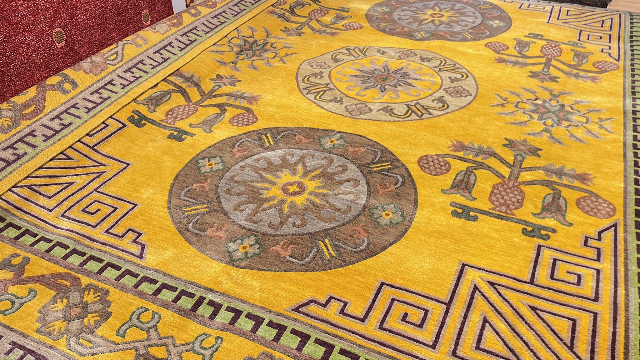 Khotan Samarkand Superior Luxury Rug in Silk by Djoharian Design For Sale 8