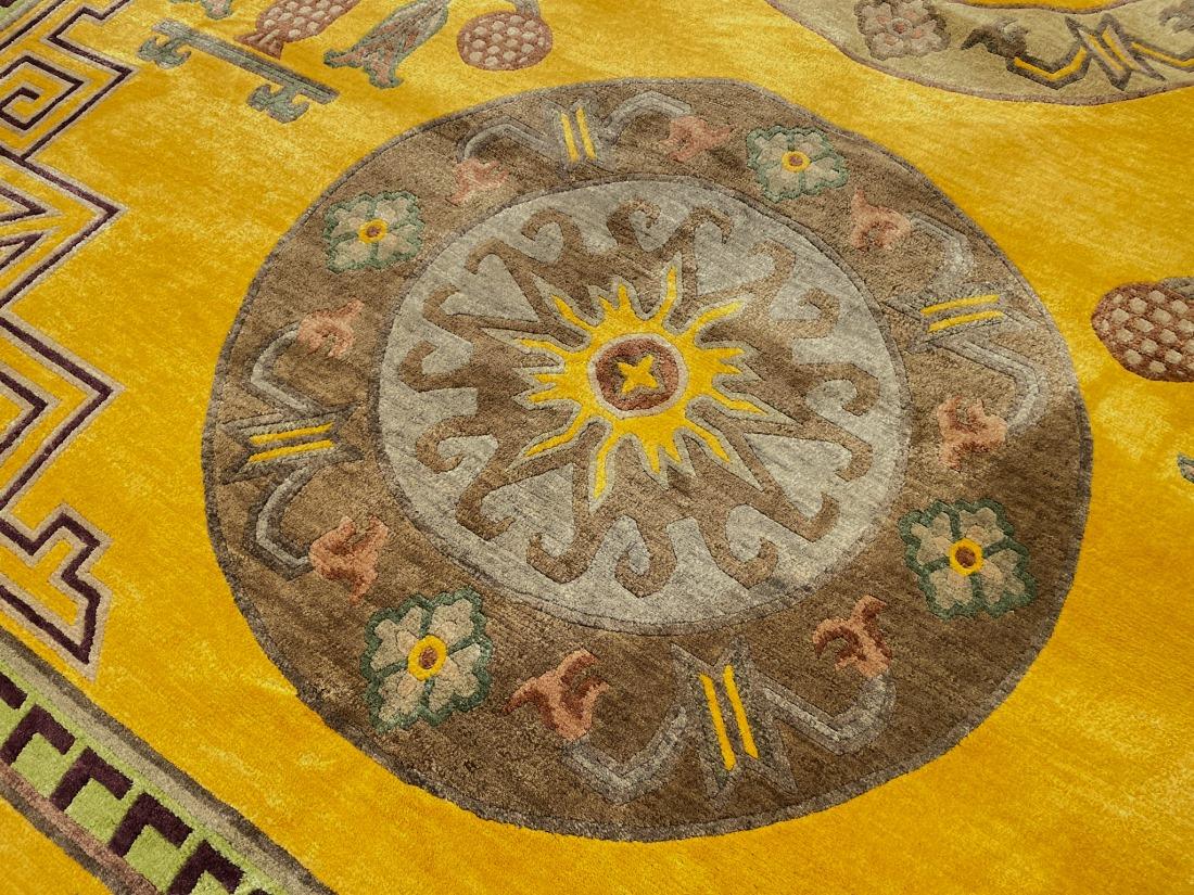 Khotan Samarkand Superior Luxury Rug in Silk by Djoharian Design For Sale 2