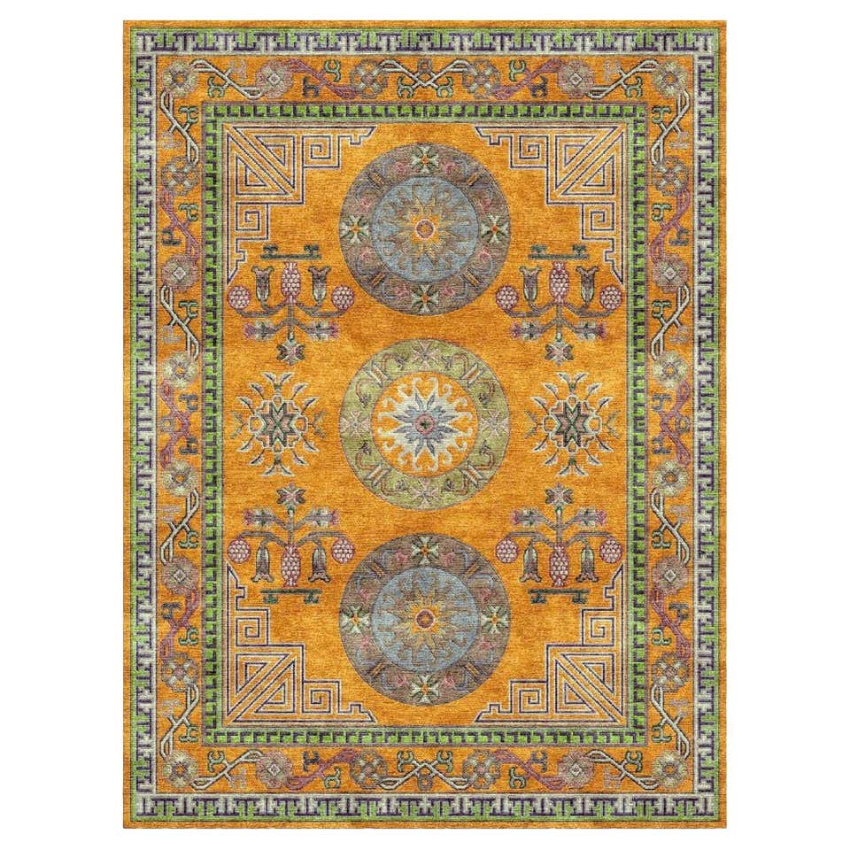 Djoharian Collection Polonaise Rug Silk and Wool Antique Persian ...