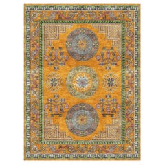 Khotan Samarkand Superior Luxury Rug in Silk by Djoharian Design