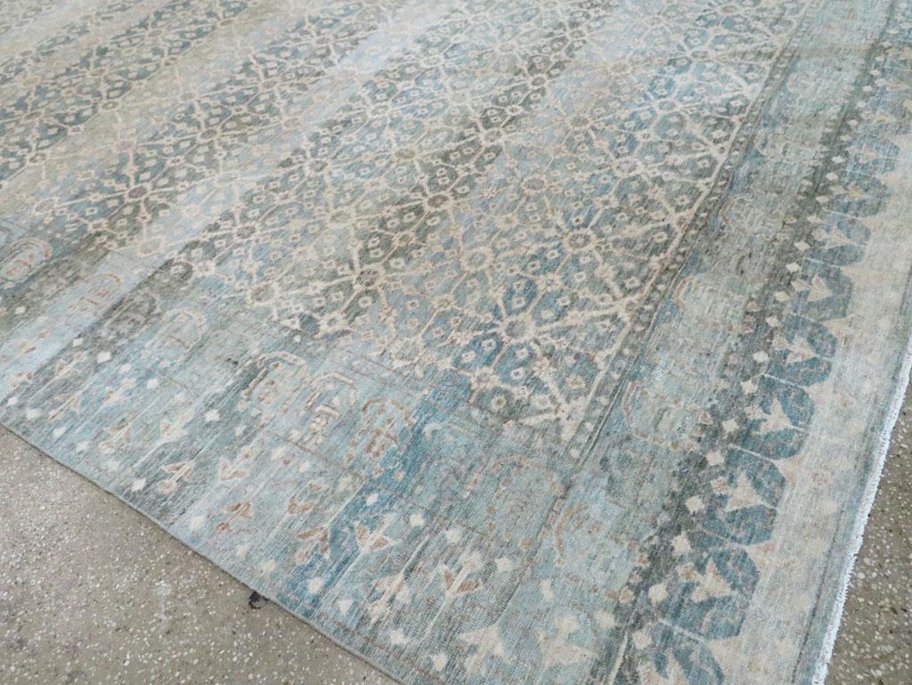 Khotan Style Contemporary Handmade Turkish Room Size Carpet For Sale 2