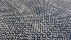 Khoton Mosaic – 9' x 11'9" Hand-Knotted Wool Rug in Indigo and Ivory