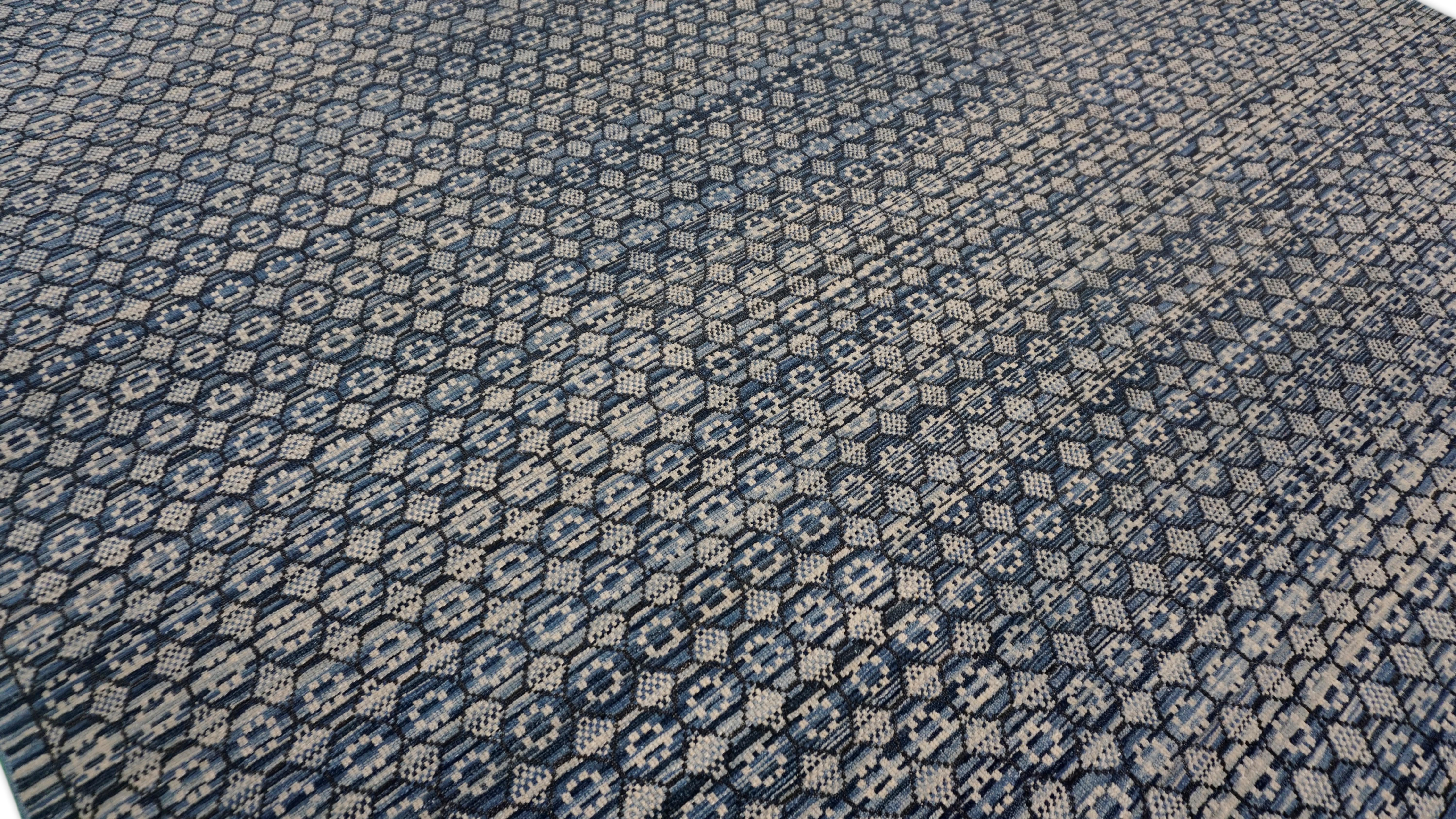 Noué à la main Khoton Mosaic – 9' x 11'9