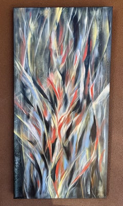 Black Bird of Paradise I, Painting, Oil on Canvas
