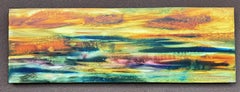 «Amanecer azul», pintura, óleo sobre lienzo