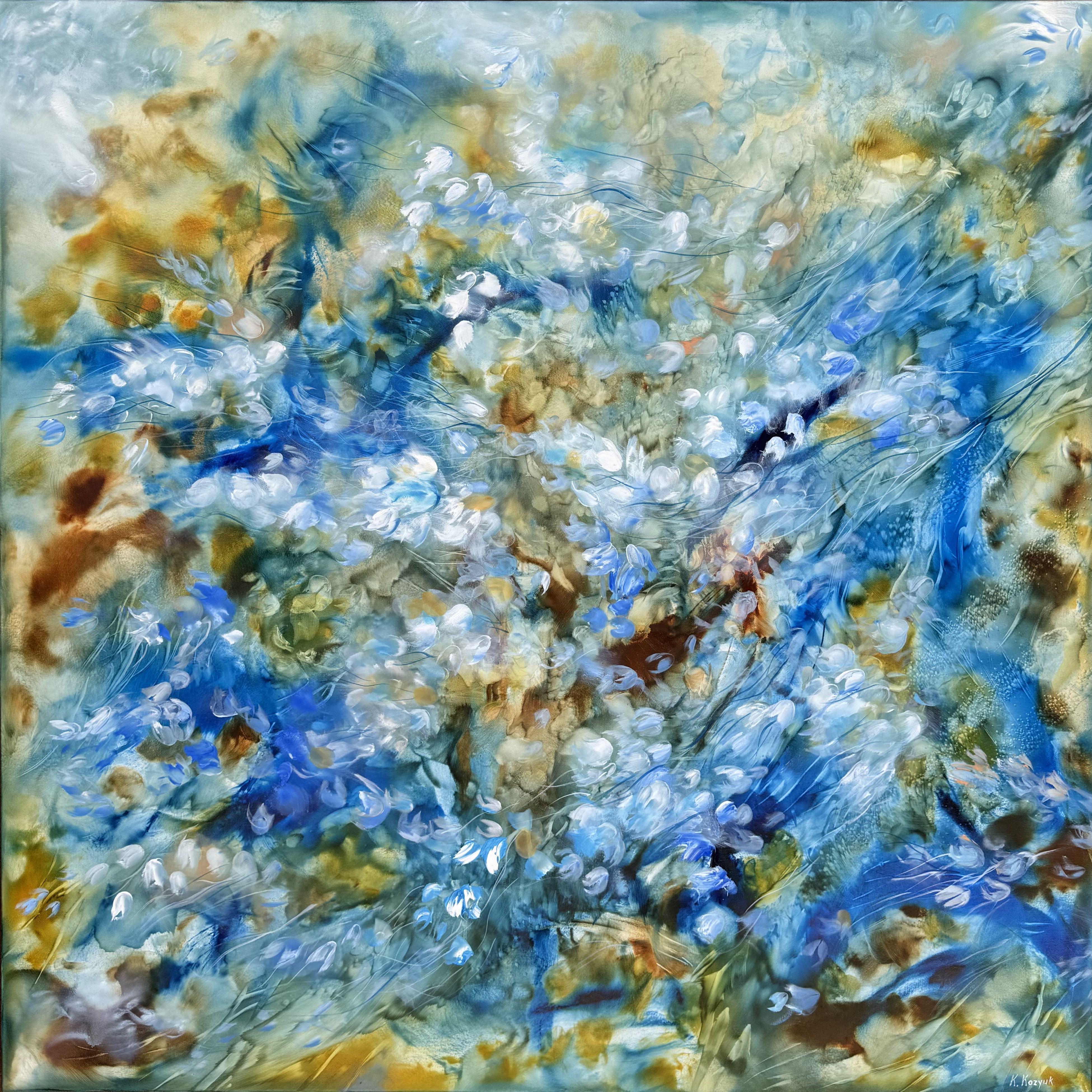 Souffle du printemps V, Peinture, huile sur toile