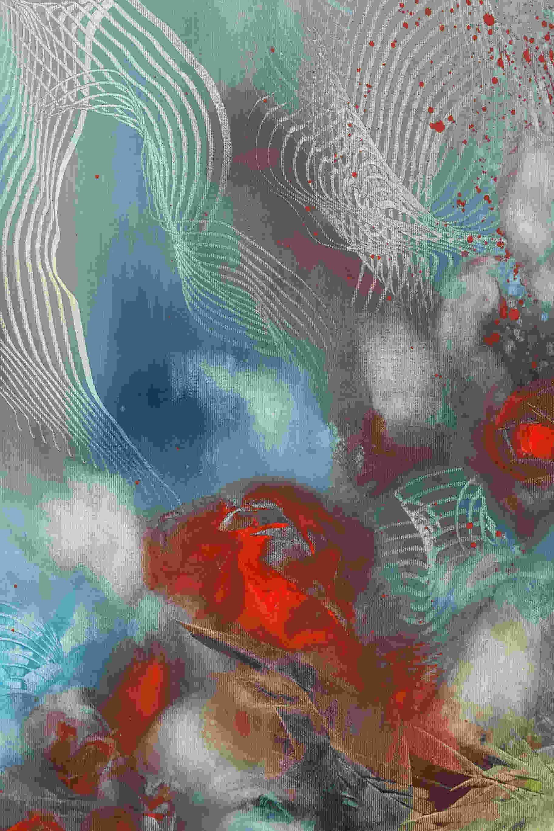 Bouquet delicato, Pittura, Olio su tela in vendita 1