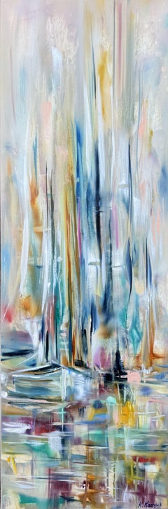 „Dream Boat 4“, Gemälde, Öl auf Leinwand