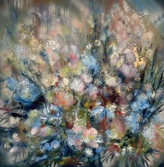 Floral World, Painting, Oil on Canvas