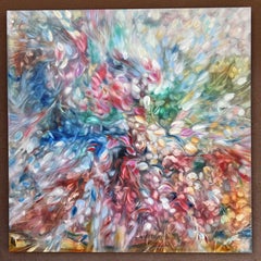 « Fleurs Mirage », peinture, huile sur toile