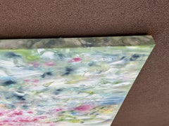 „Gartenblüten“, Gemälde, Öl auf Leinwand