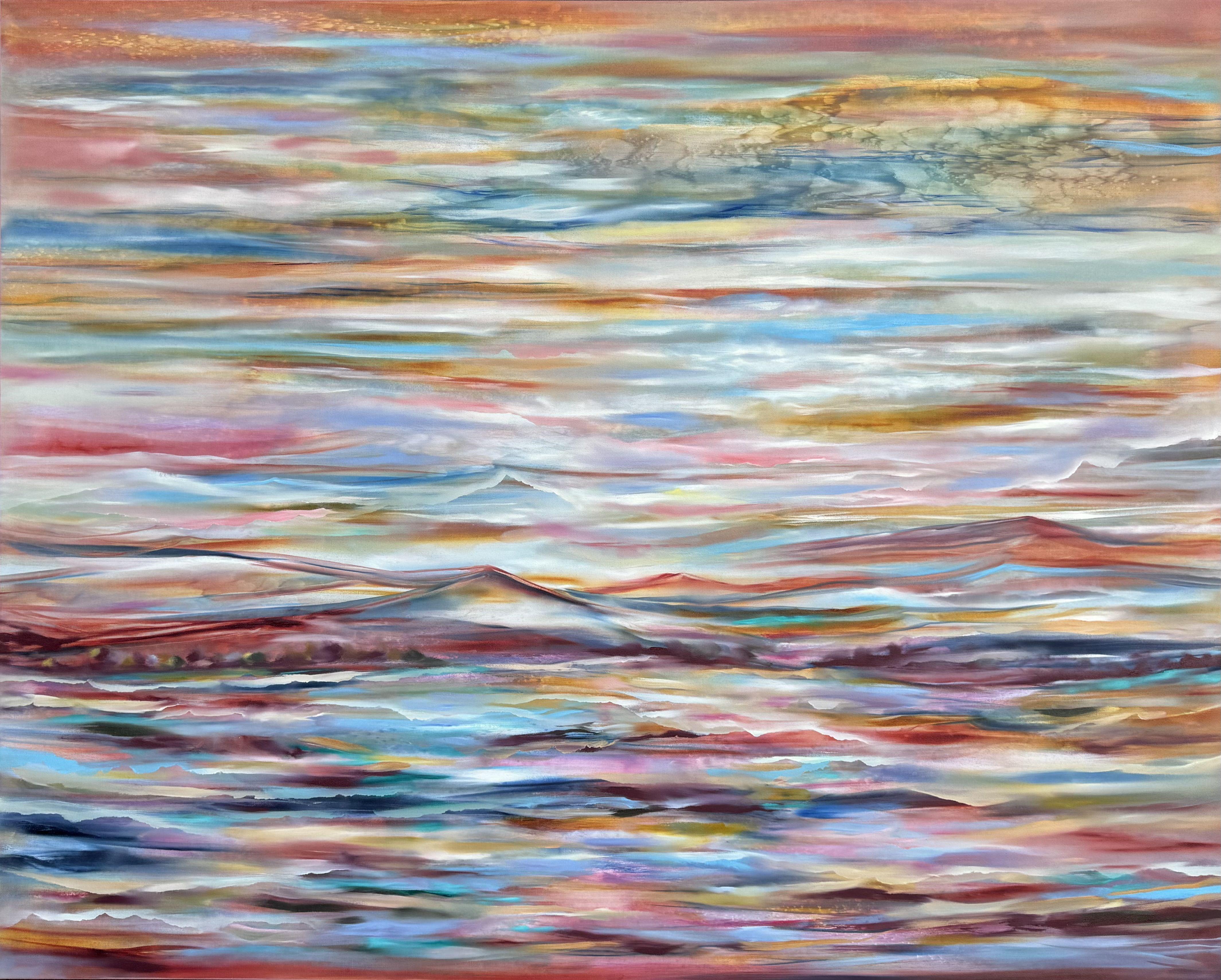 Maui Mountain, Painting, Oil on Canvas