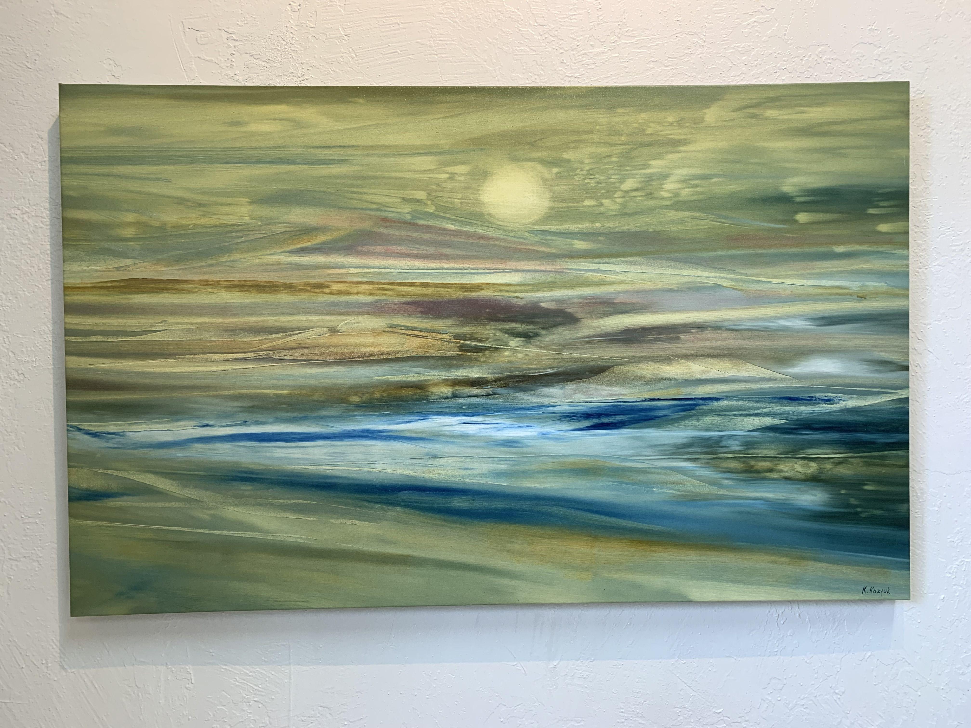 Brezza mattutina, Pittura, Olio su tela - Painting Moderno di Khrystyna Kozyuk