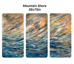 Mountain Shore II, Dipinto, Olio su tela