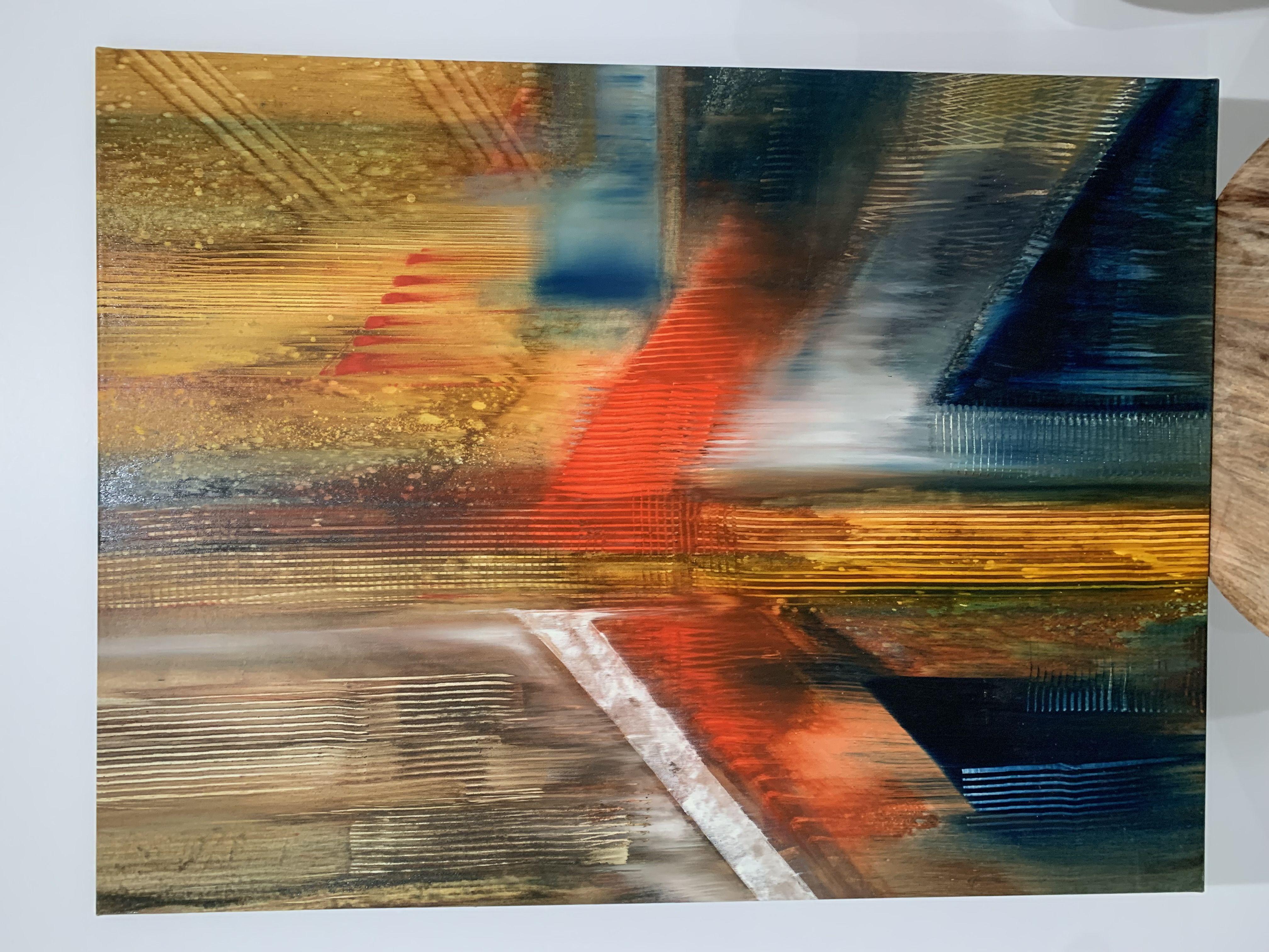 &Newal, Pittura, Olio su tela - Painting di Khrystyna Kozyuk