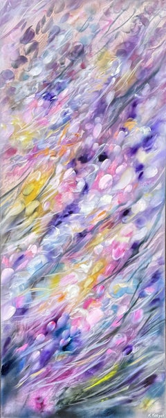 Purple Rain II, Peinture, huile sur toile