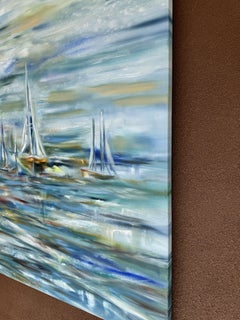 Segeln VI, Gemälde, Öl auf Leinwand