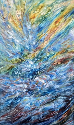 Water Reflections II, Painting, Oil on Canvas