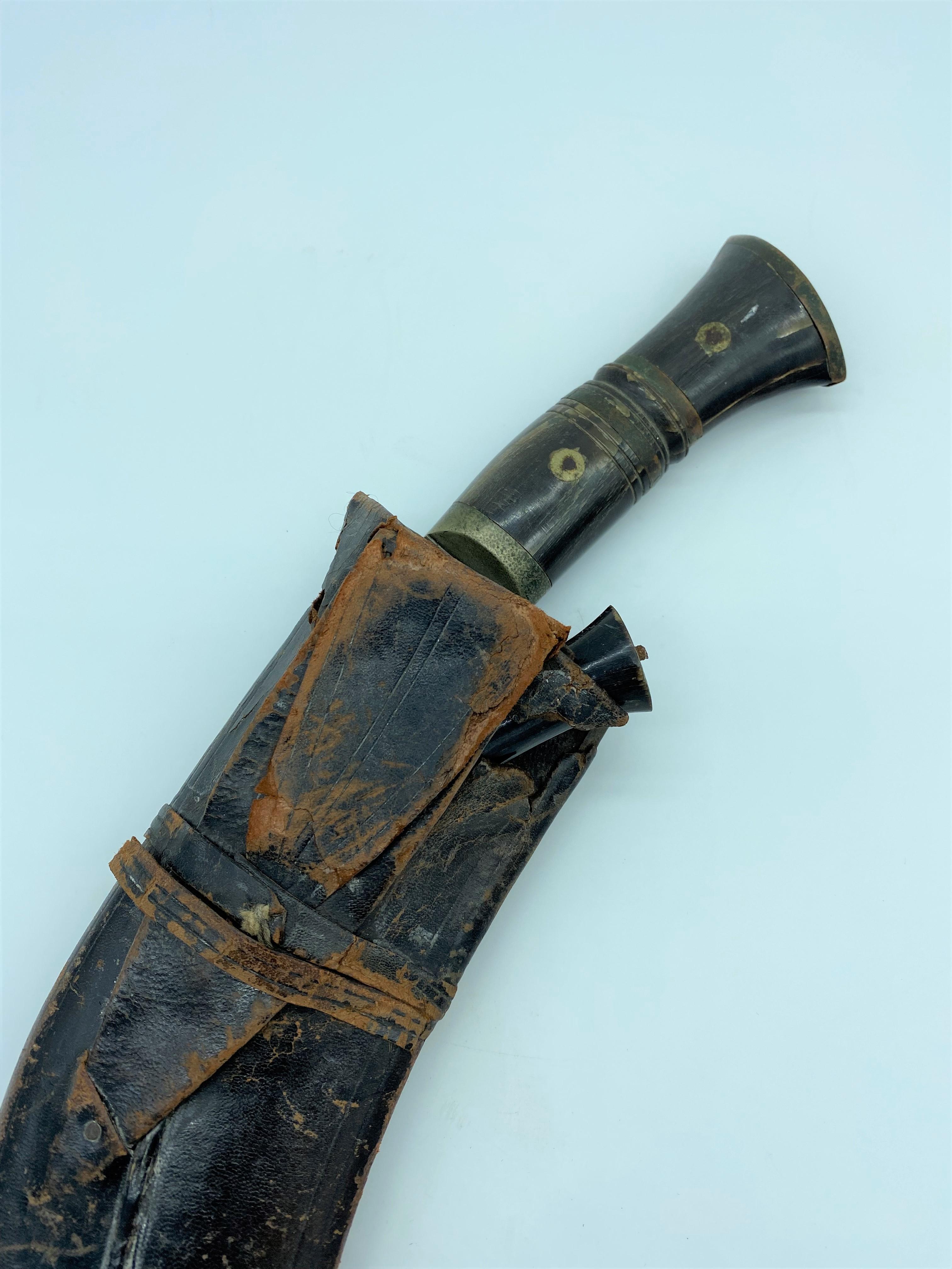 Khukuri Nepalese Knife Beginning of the 20th Century For Sale 8