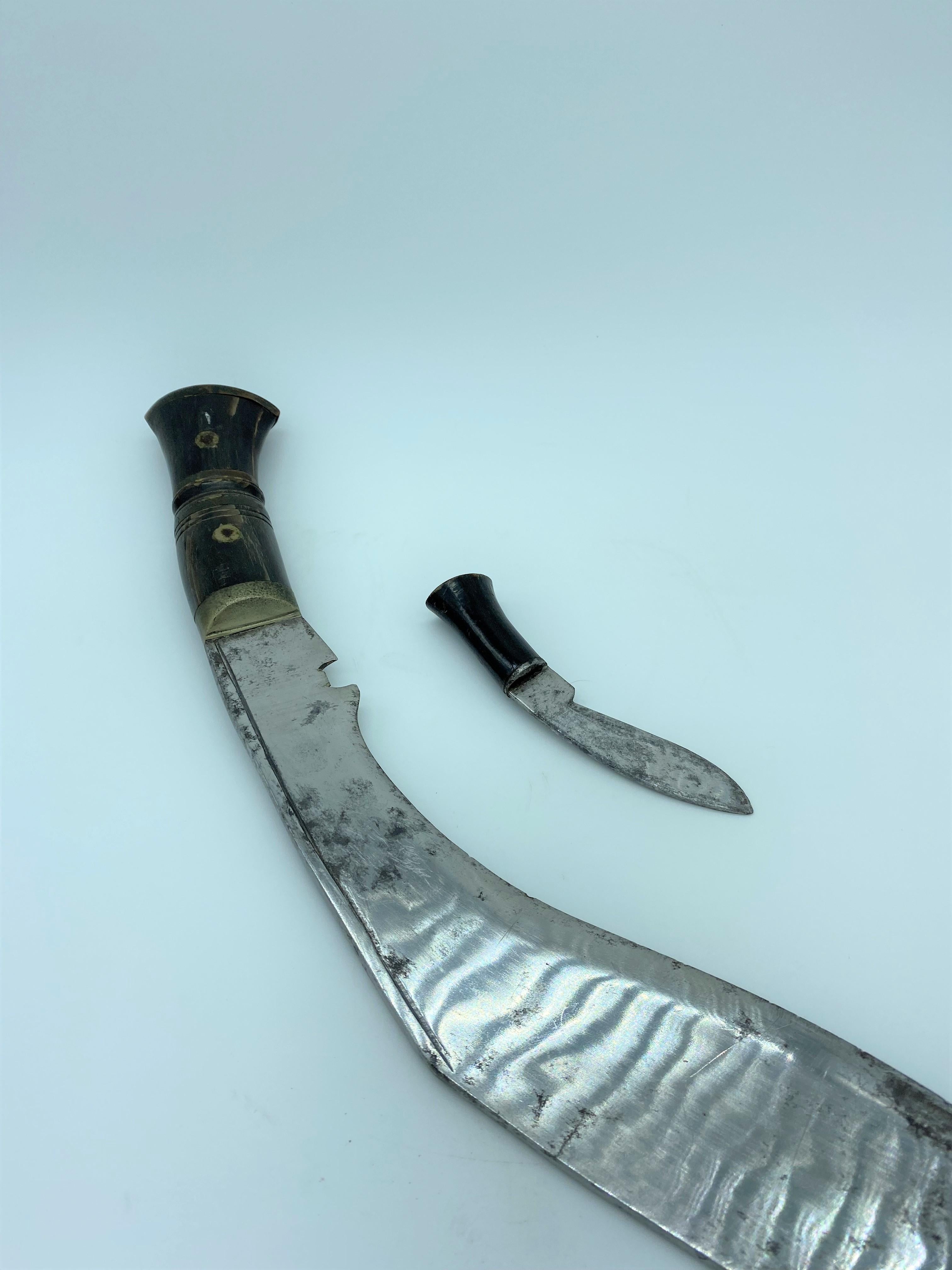Khukuri Nepalese Knife Beginning of the 20th Century For Sale 3