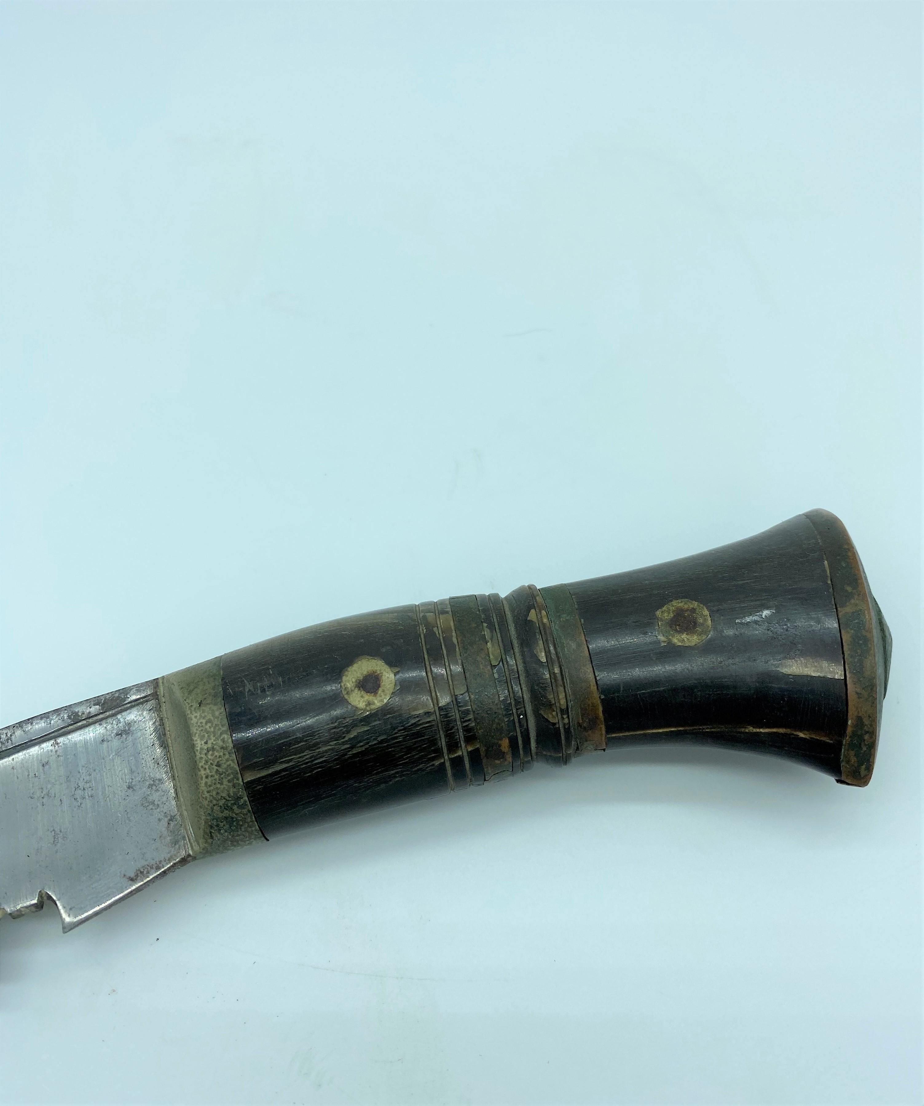 Khukuri Nepalese Knife Beginning of the 20th Century For Sale 4