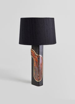 Khuri Bronze Table Lamp A in Brass & Semi Precious Stone, Viya by Vikram Goyal