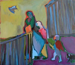 Border, 100x120 cm, oil on canvas
