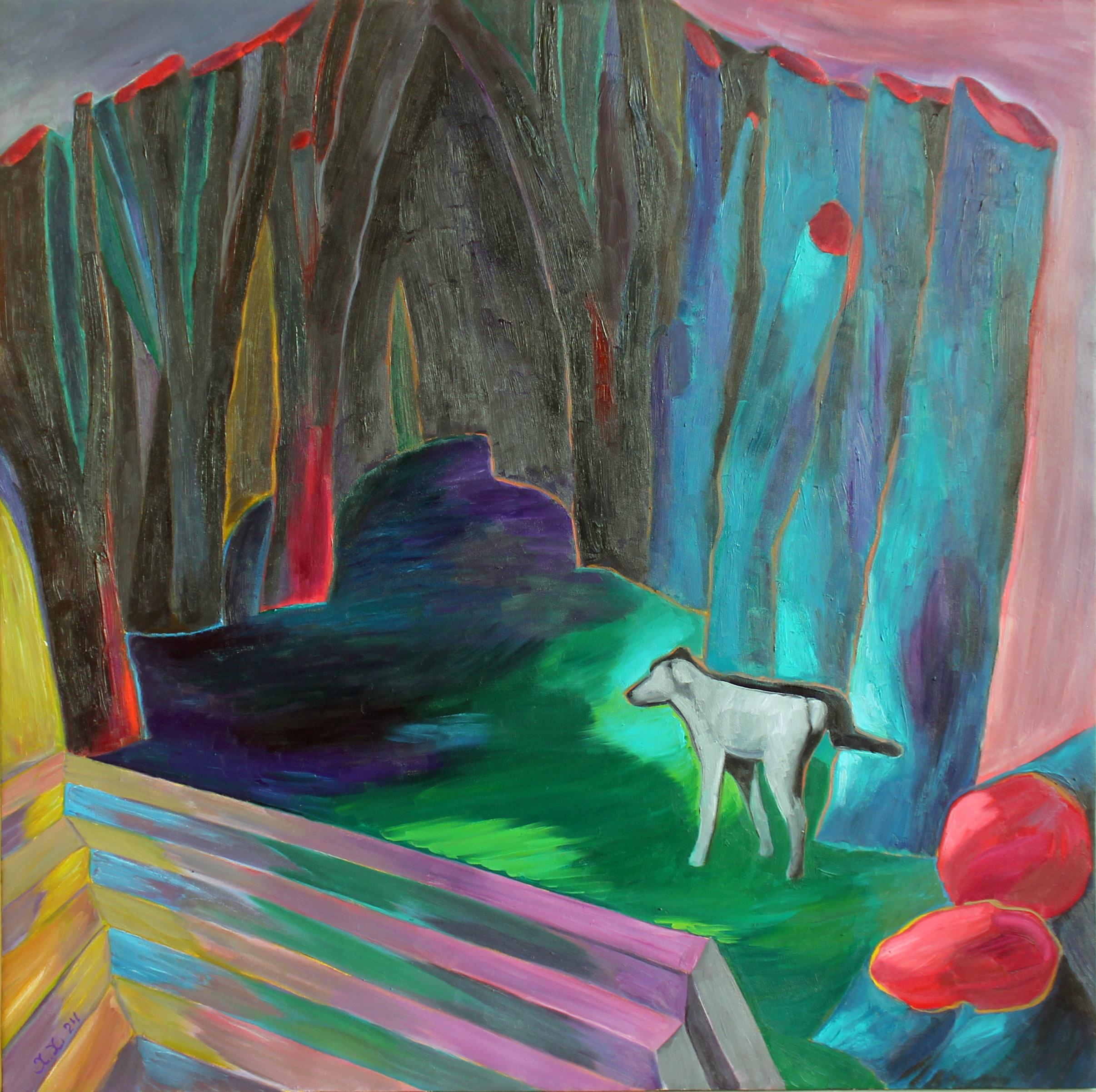 Nature, 100 x 120 cm, Öl auf Leinwand