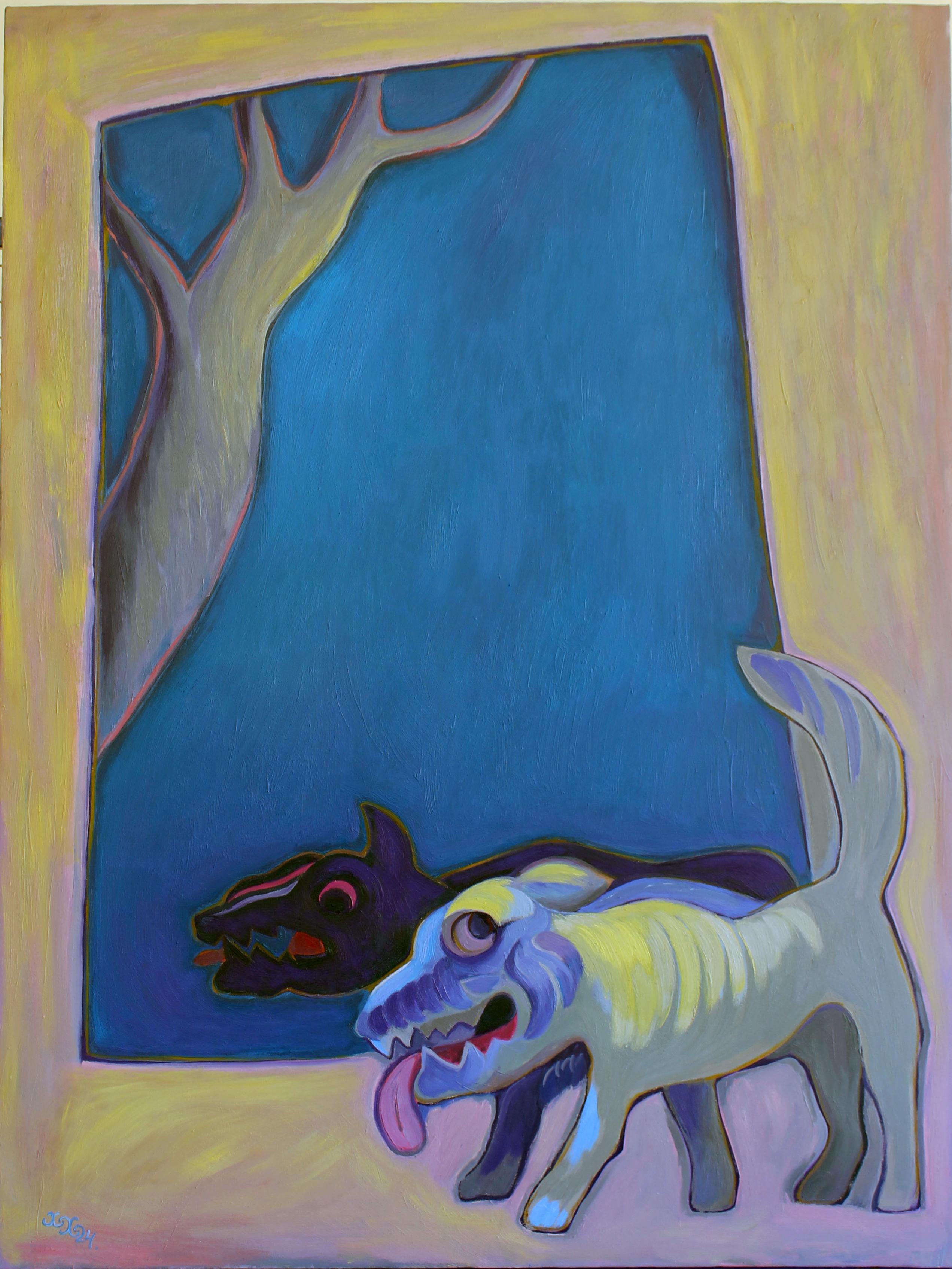 Khurshed Khalilov Figurative Painting - Nature, 100x120 cm, oil on canvas