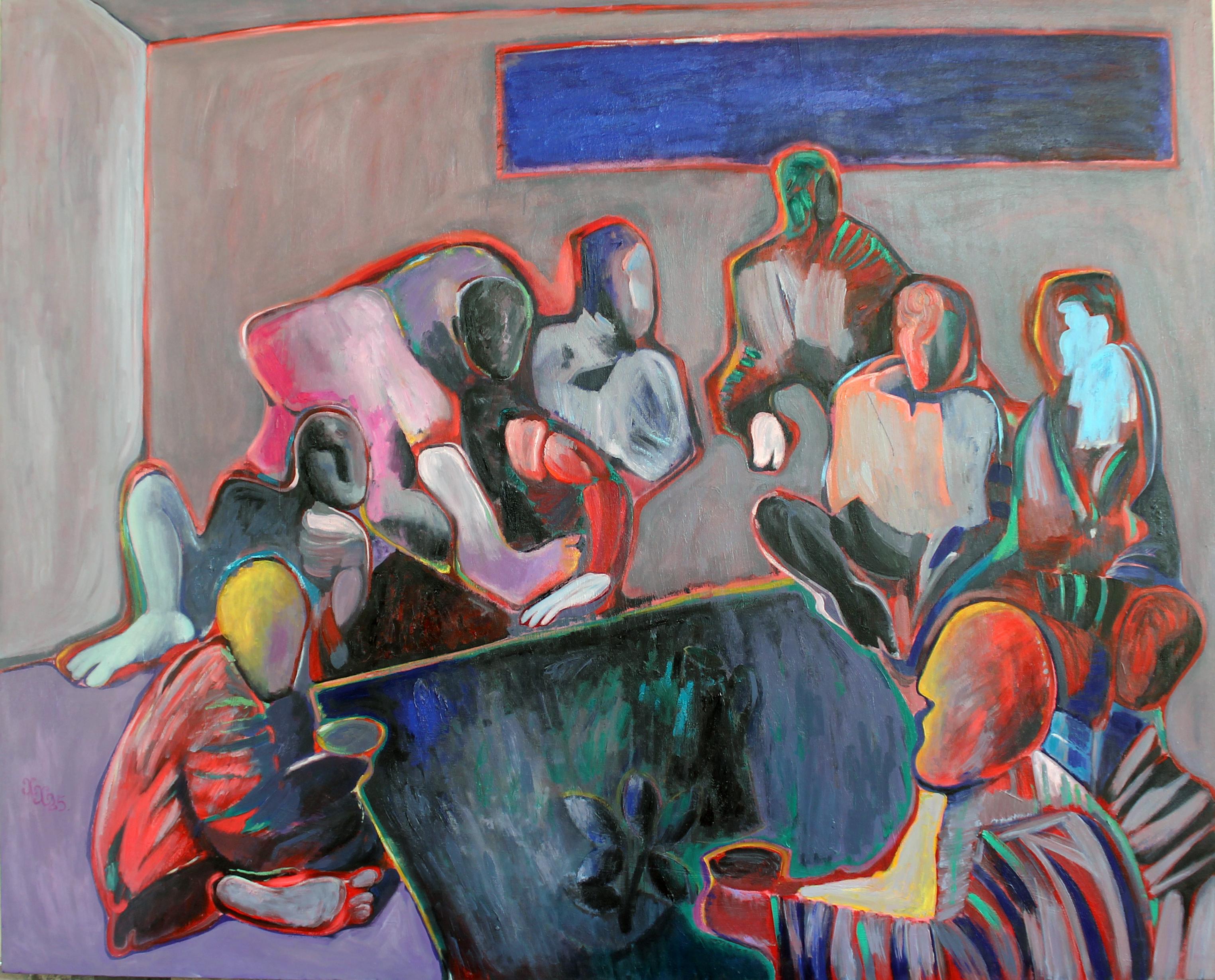Single Window, 158x200 cm, oil on canvas