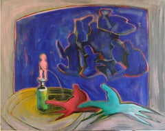Ventana única, 158 x 200 cm, óleo sobre lienzo