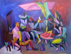 Watermelon Eaters, 125x165 cm, oil on canvas
