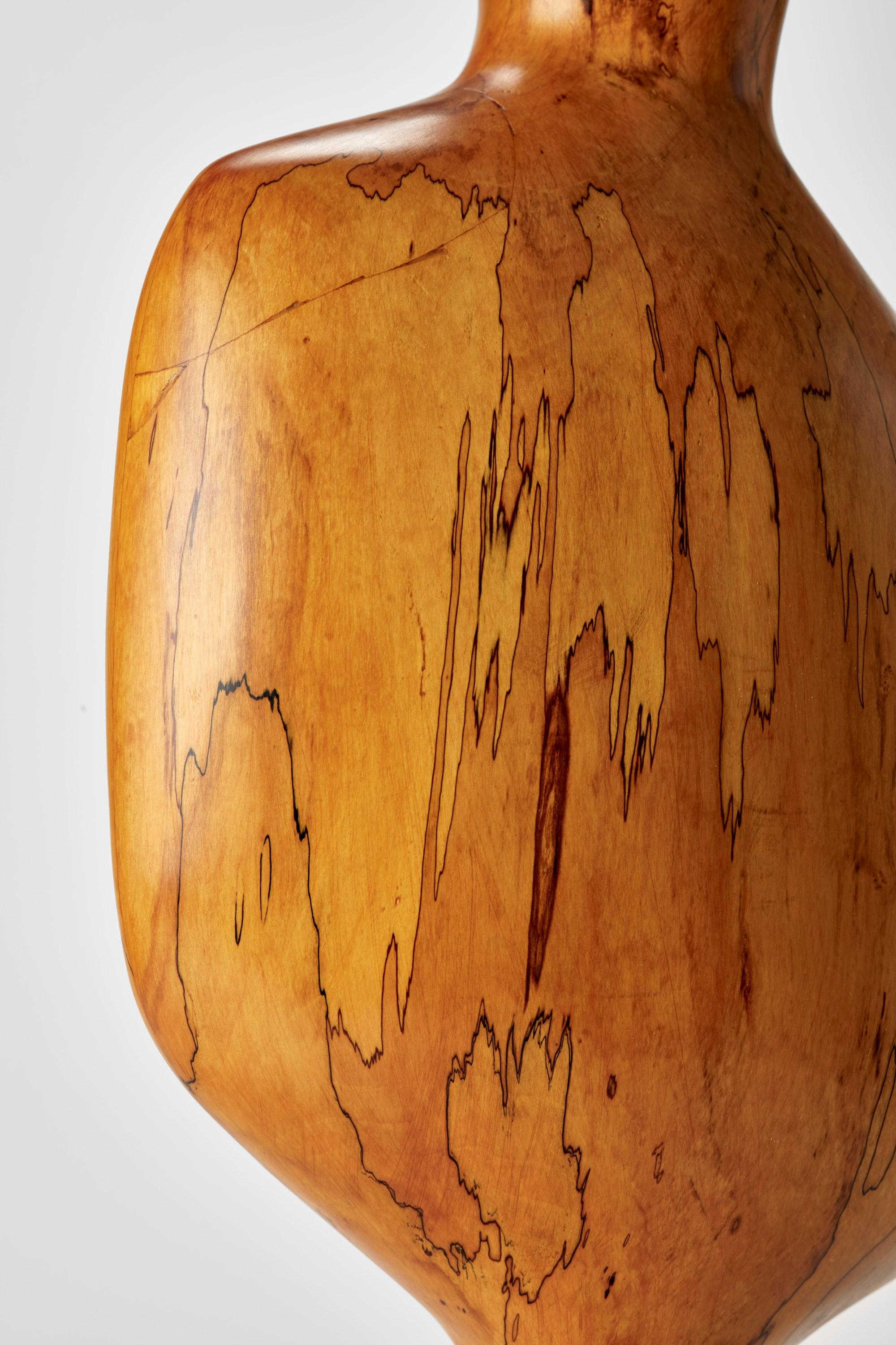 Ki 0.1, una scultura astratta in legno di prugna di Donald Baugh In condizioni Nuovo in vendita a London, GB