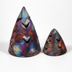 Ki Christmas Tree Decorative Tealing & Candle Cover Set - Full Copper Matte