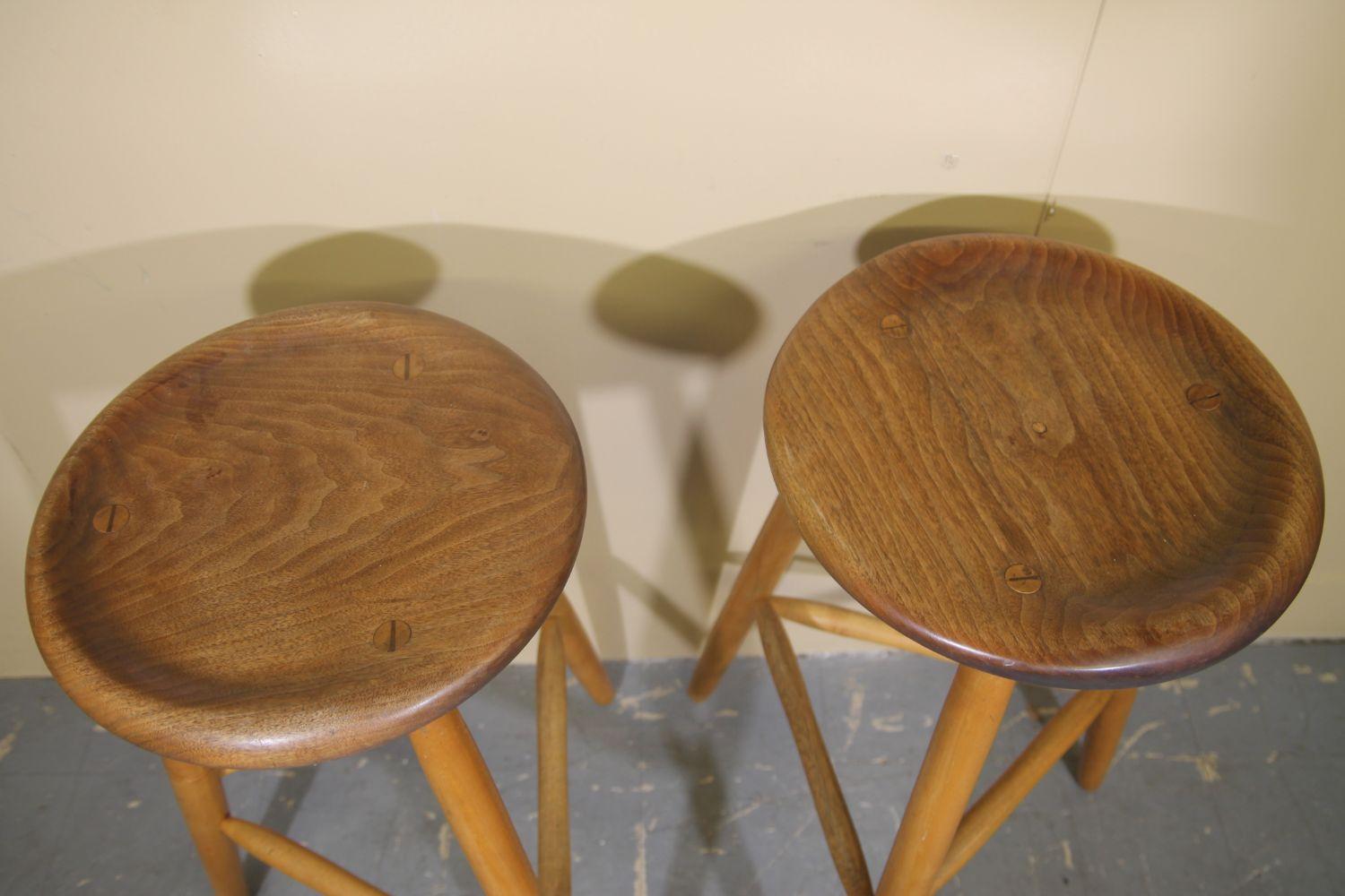 Mid-Century Modern Kia Pedersen Stool For Sale