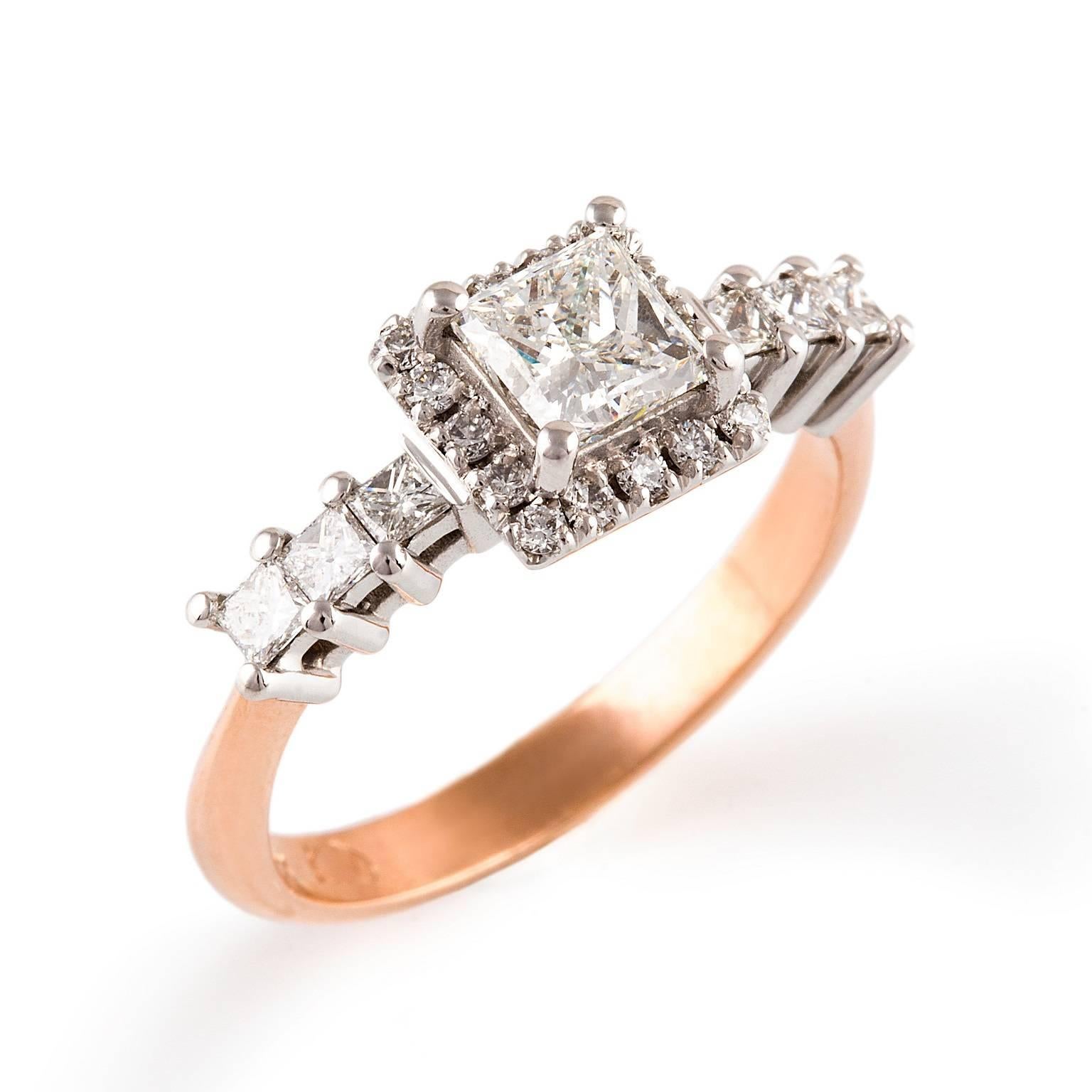 princess cut carat size