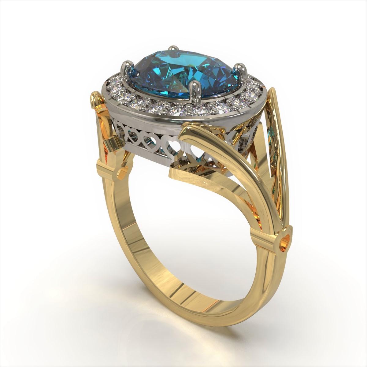 Apatite and Diamond Ring

Art Deco style, this elegant ring is made in platinum and 18 carat yellow gold, set with a stunning oval cut natural Burmese Apatite and round brilliant cut diamonds. 

Appetite: Medium light greenish blue. Eye Clean,