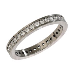 Kian Design All The Way Round Brilliant Cut Diamond Bridal Ring in Platinum