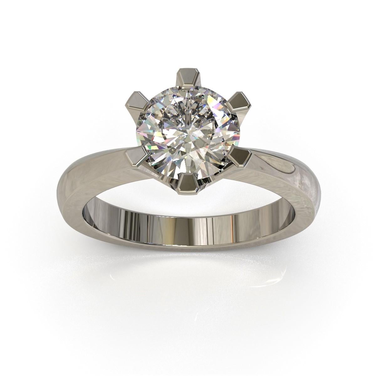 brilliant cut diamond engagement ring designs