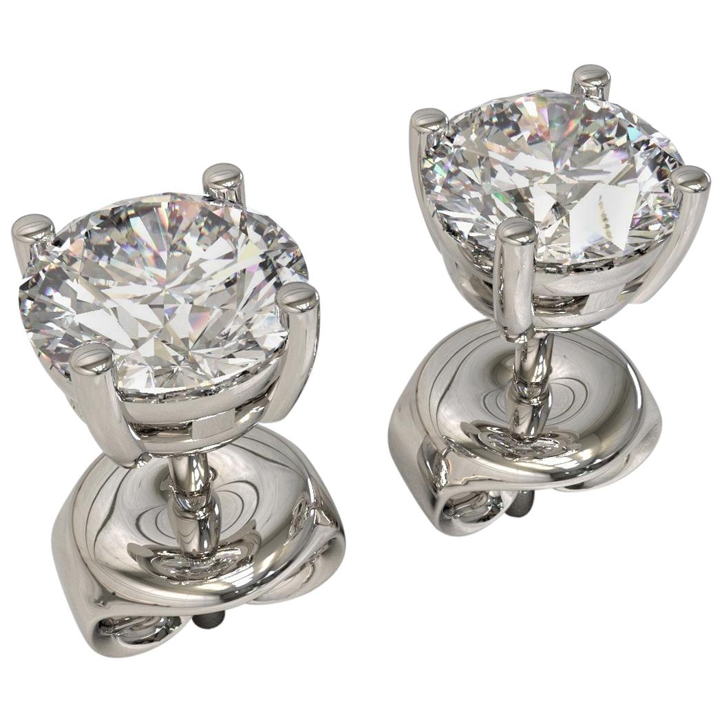  Diamante Earrings

Perfect for every occasion, these diamond studs in 18 Carat white gold are classics.

Round brilliant cut diamonds: G colour, SI2 clarity,  
Total stones weight: 2.00 Carat
Weight: 2.4gr

A similar earrings may be able to be made