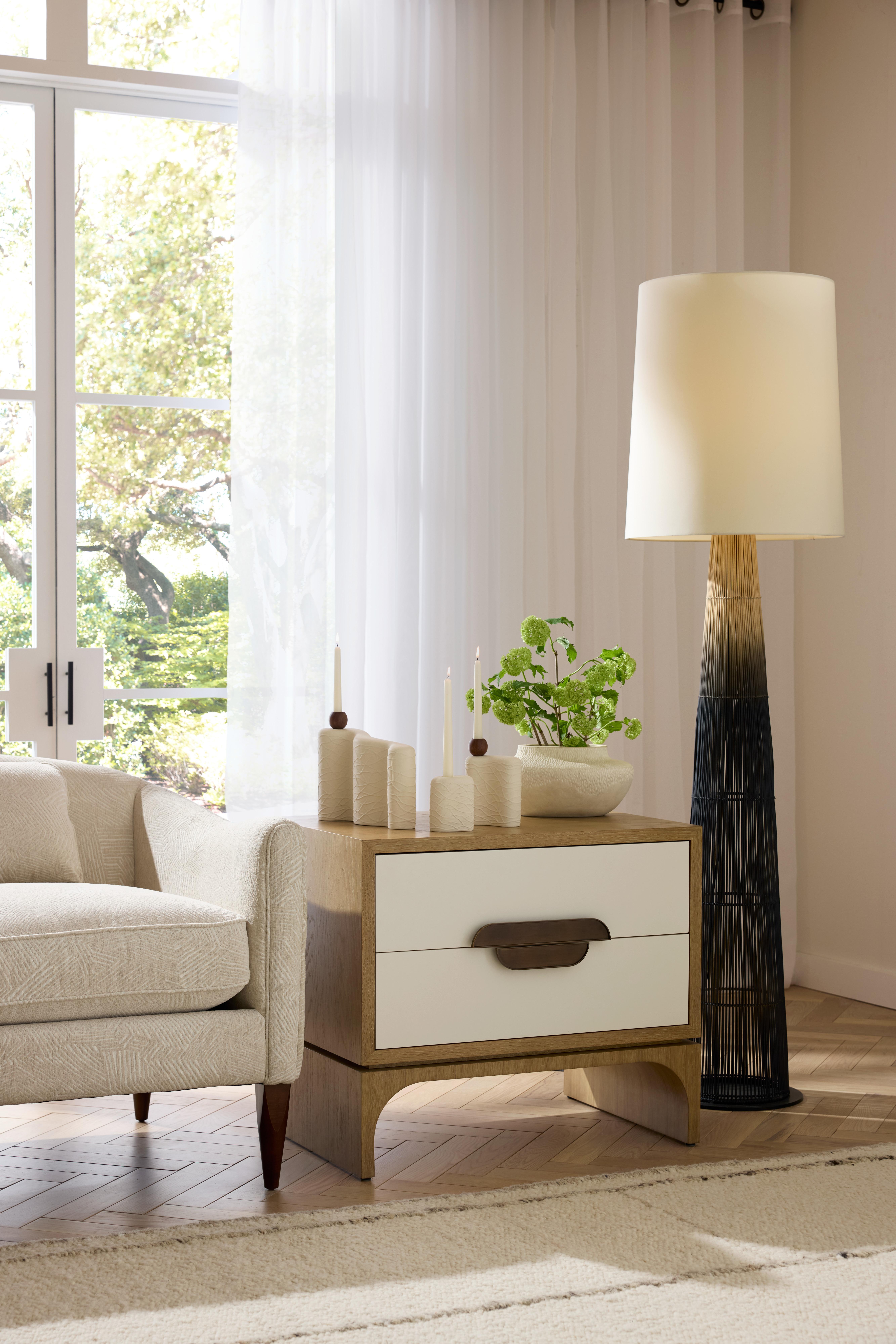 Tavolino Kianna FIS05 - Bianco, Laccato, Oak, Ottone in vendita 11