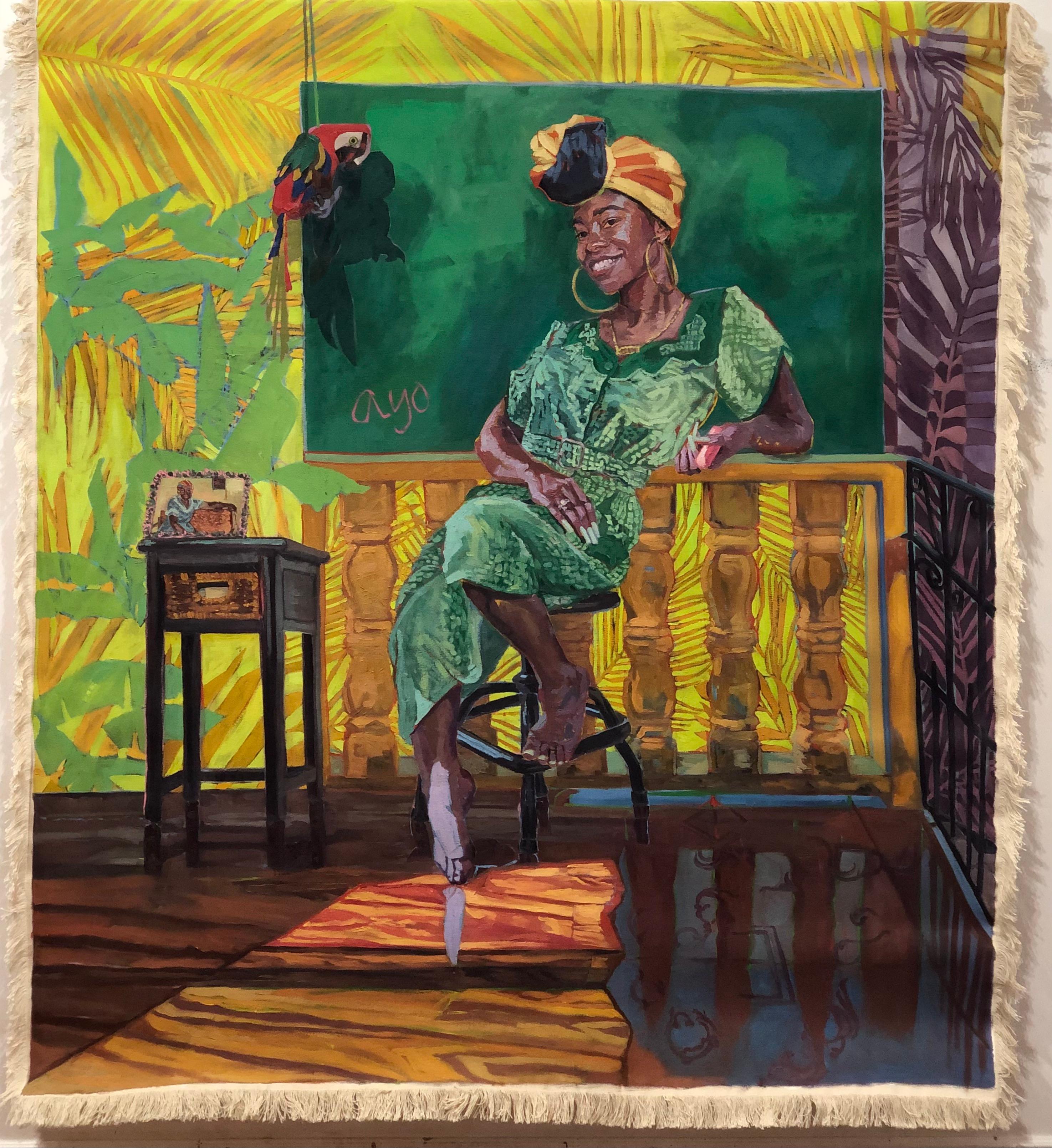 Kiara Aileen Machado Figurative Painting – Yanna
