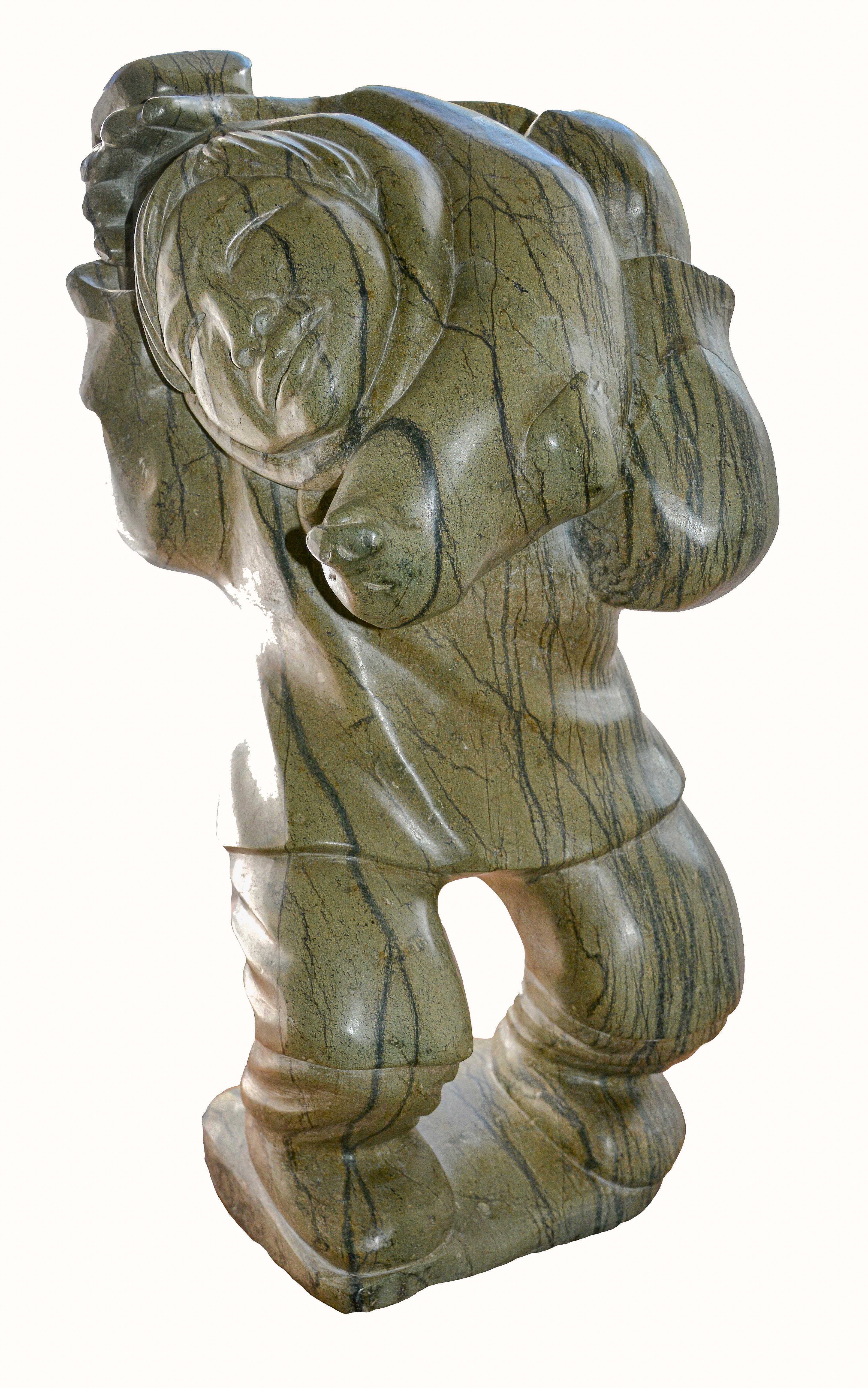 Hunter et Seal, 1972
Kiawak Ashoona (1933 - 2014) O.C., R.C.A.
Cape Dorset
Serpentine

Il s'agit d'un magnifique exemple de l'œuvre de ce premier artiste de Cape Dorset. État d'origine impeccable.

Certaines des plus belles sculptures venues du nord