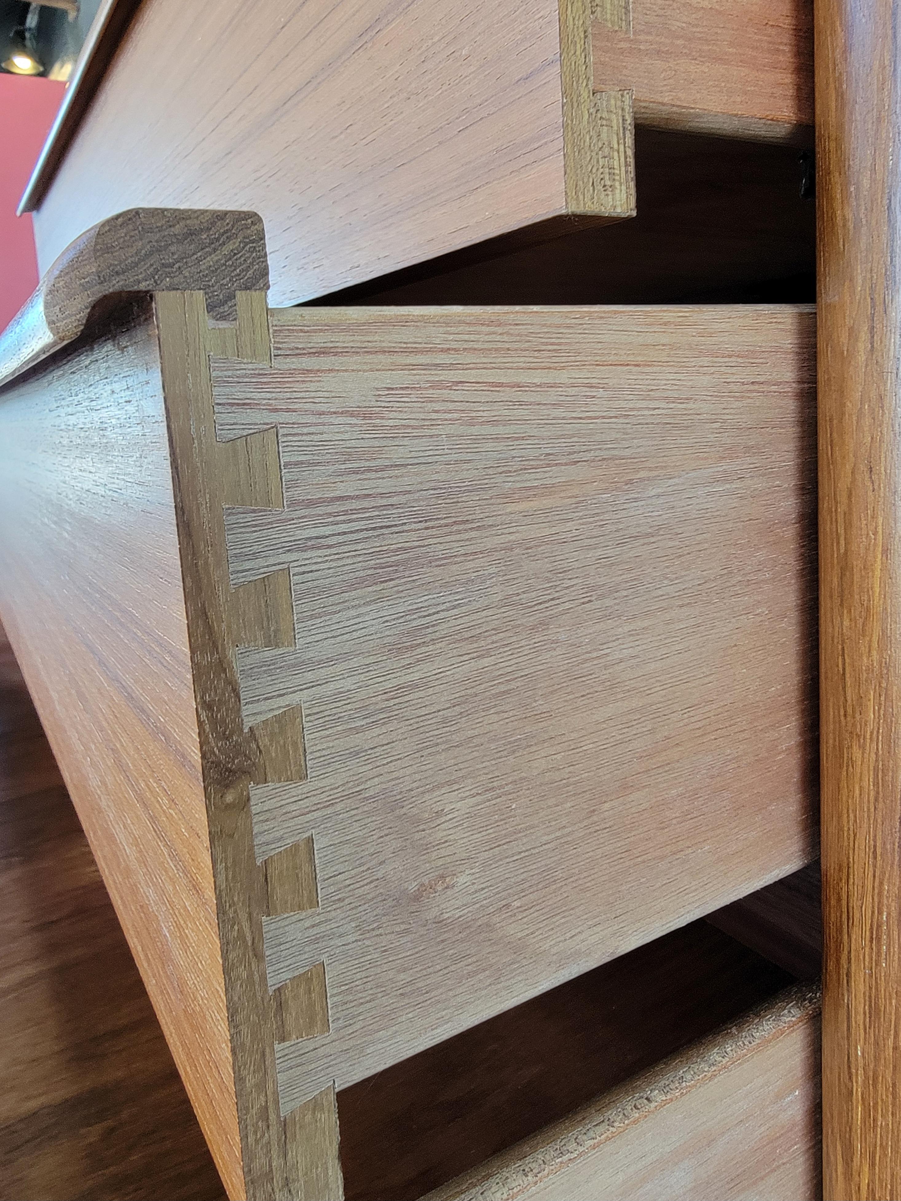 Kibaek Teak Danish Modern Dresser For Sale 8