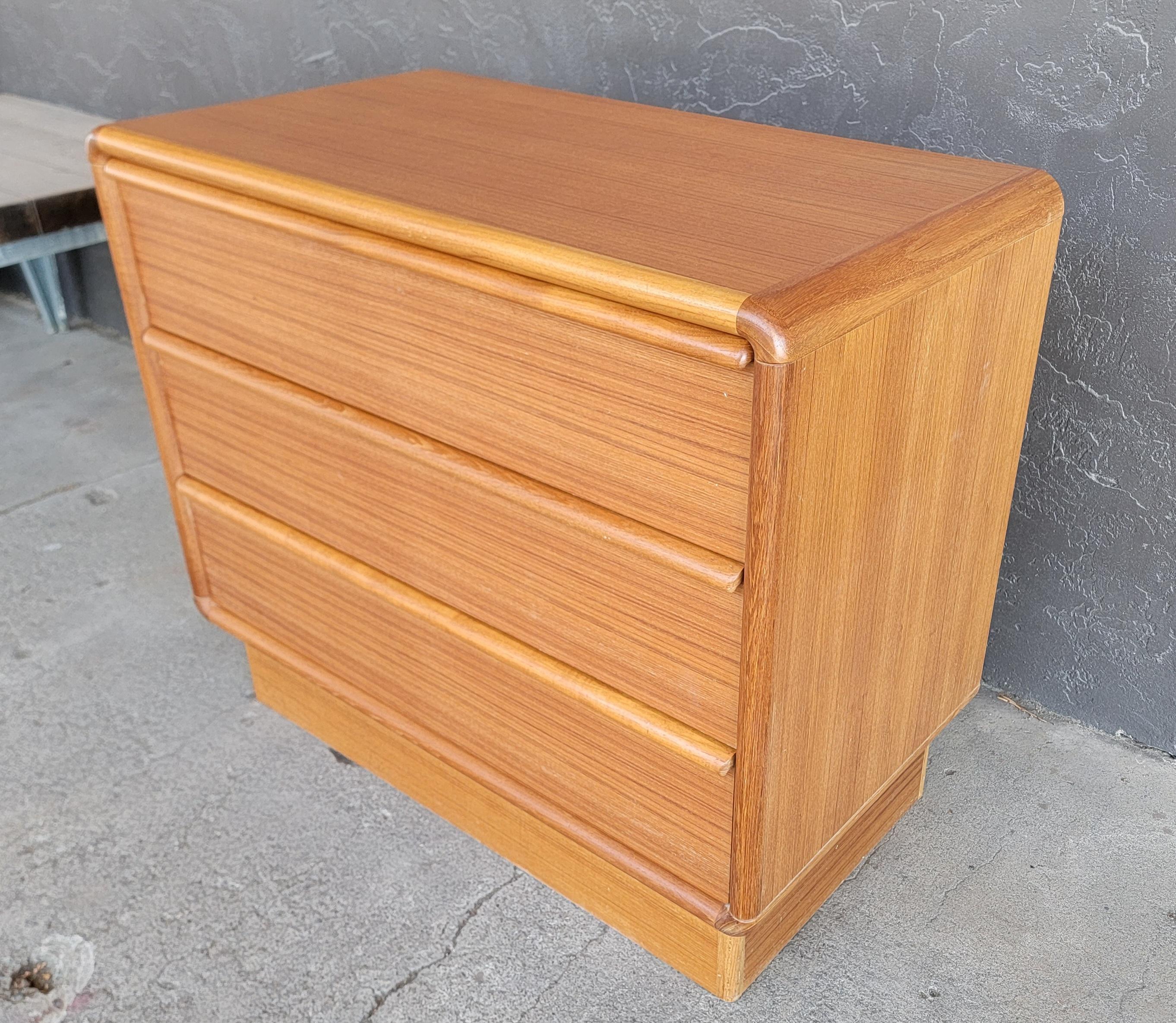 Scandinavian Modern Kibaek Teak Danish Modern Dresser For Sale