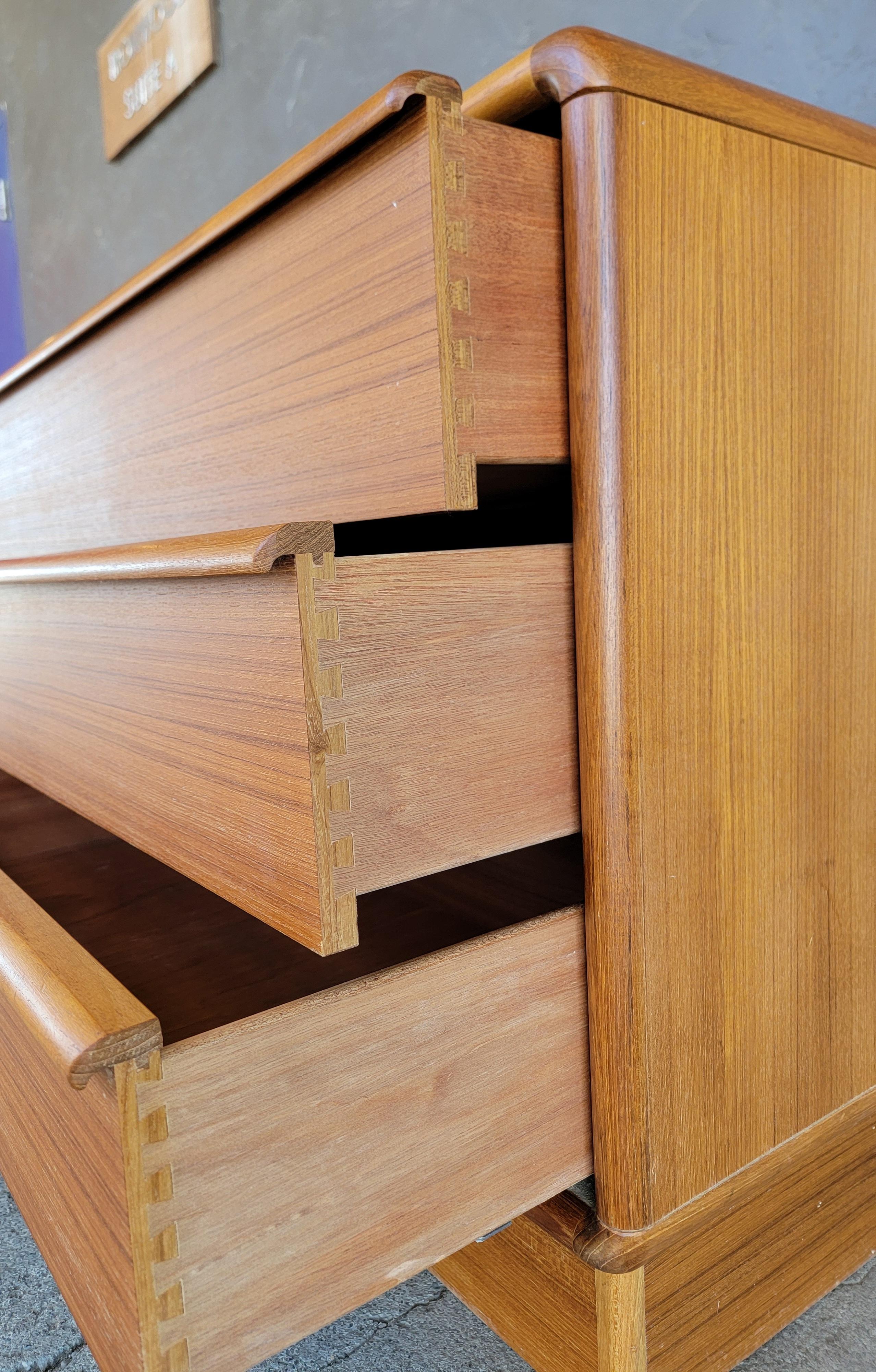 Kibaek Teak Danish Modern Dresser For Sale 4